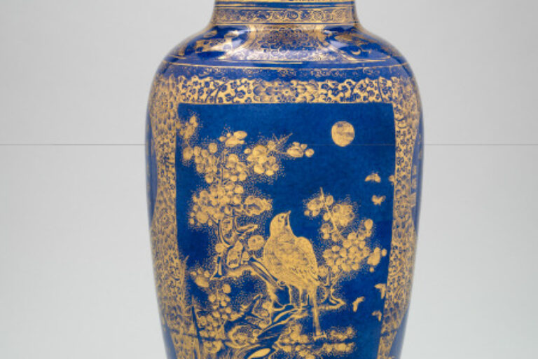 Vase with Bird-and-Flower Paintings and Poems