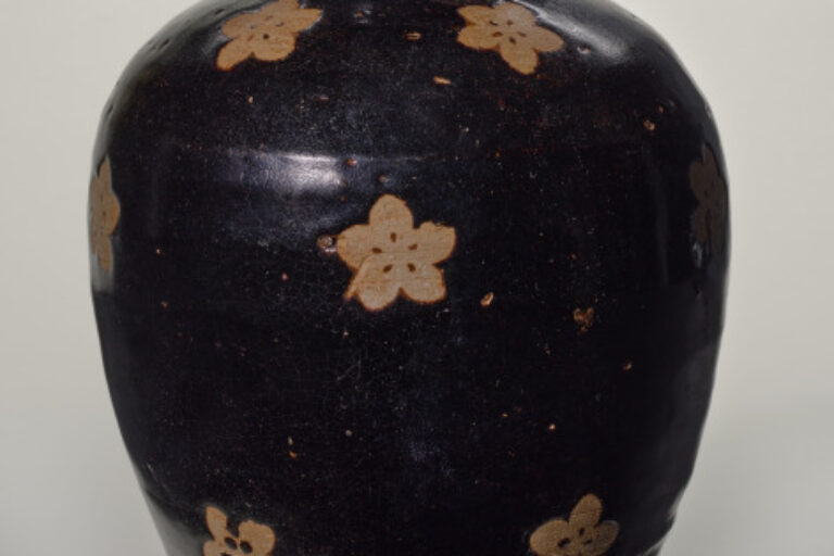 Wine Jar Decorated with Biscuit-Reserved Plum Blossoms