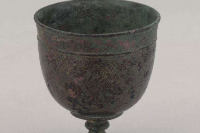 Stem Cup with Hunting Scene