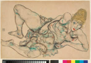 Reclining Woman with Blonde Hair