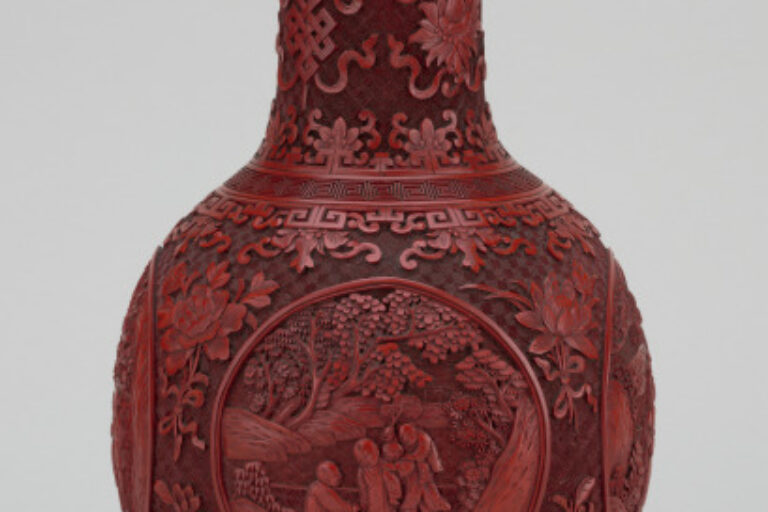 Vase Decorated with Boys at Play and the ‘Eight Buddhist Emblems’