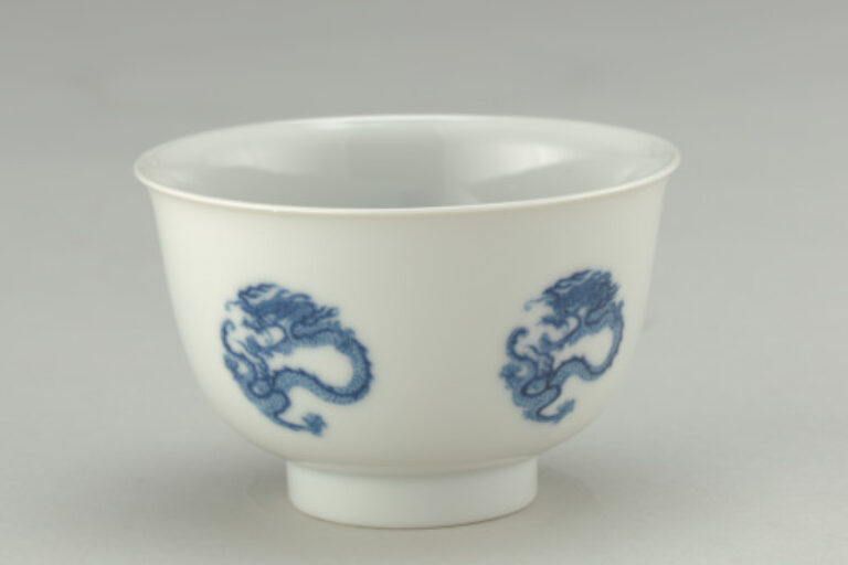 Cup Decorated with Dragon Design