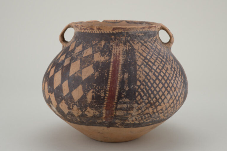 Banshan-Type Jar with Painted Geometric Design