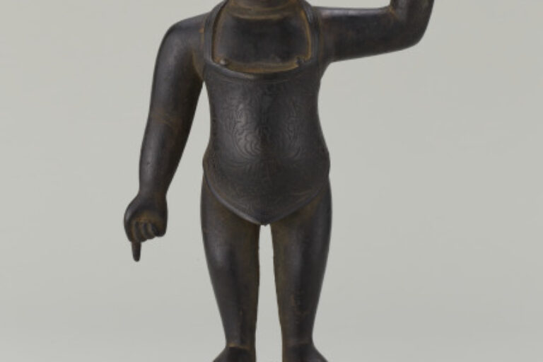 Infant Buddha Taking His First Step