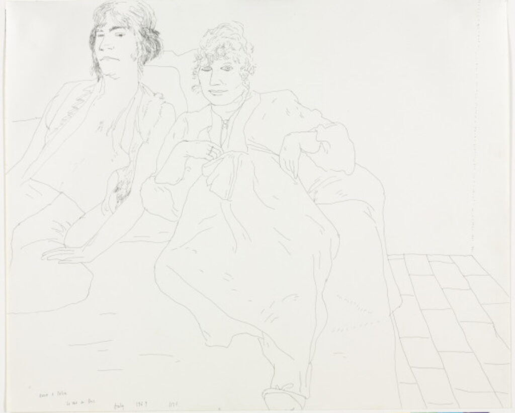 Ossie and Celia at Le Nid de Duc