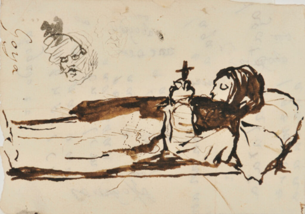 Reclining Monk with Crucifix - Image 2