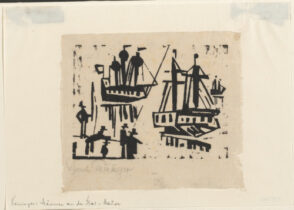 Men on the Dock (Manner an der Kai-Mauer)