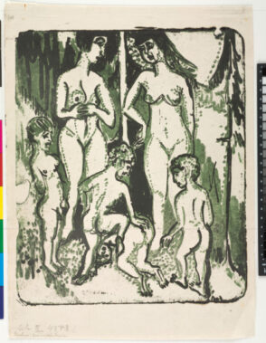Nude Children Playing (Spielende Nackte Kinder)