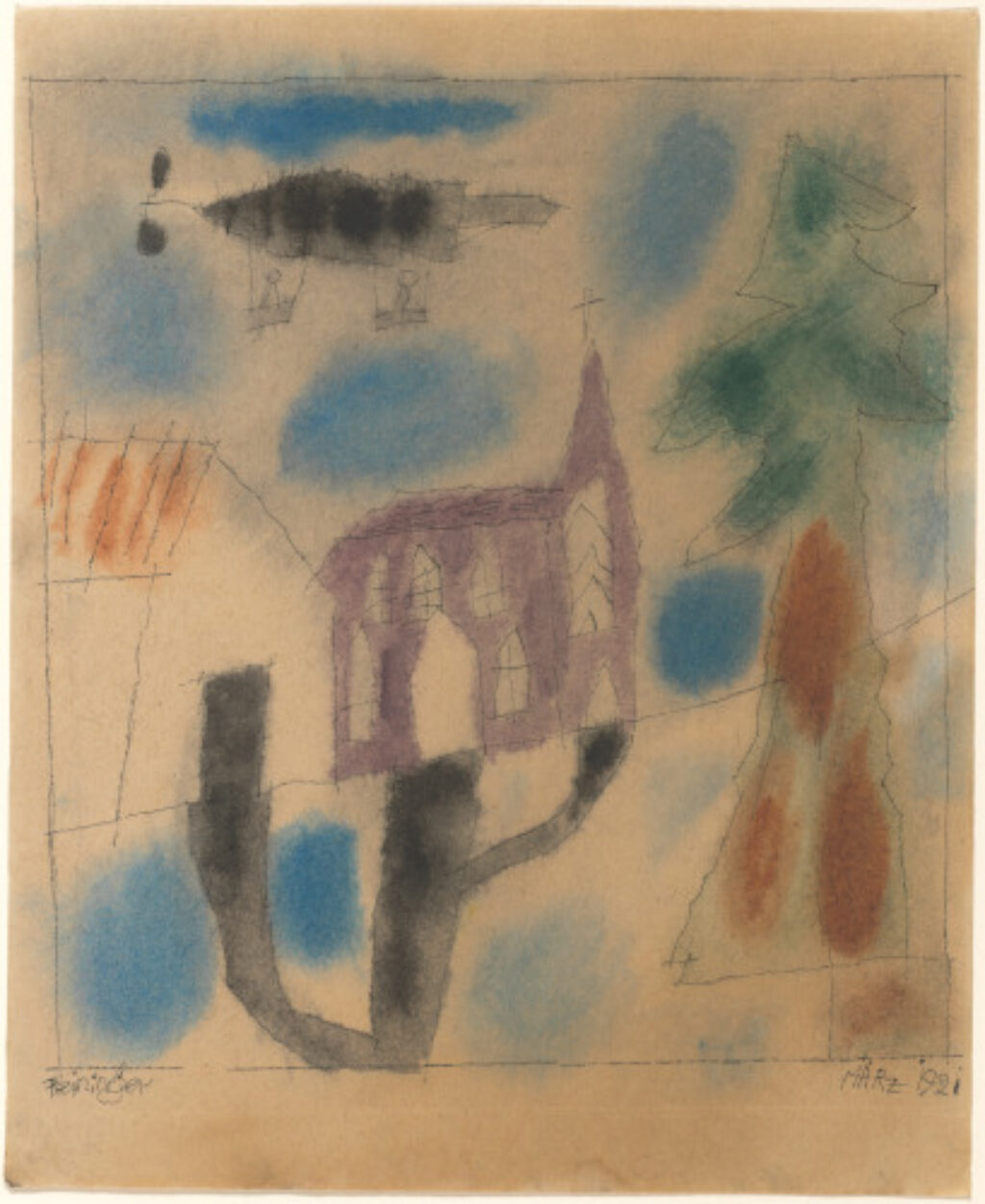 Church and Airplane - Image 1