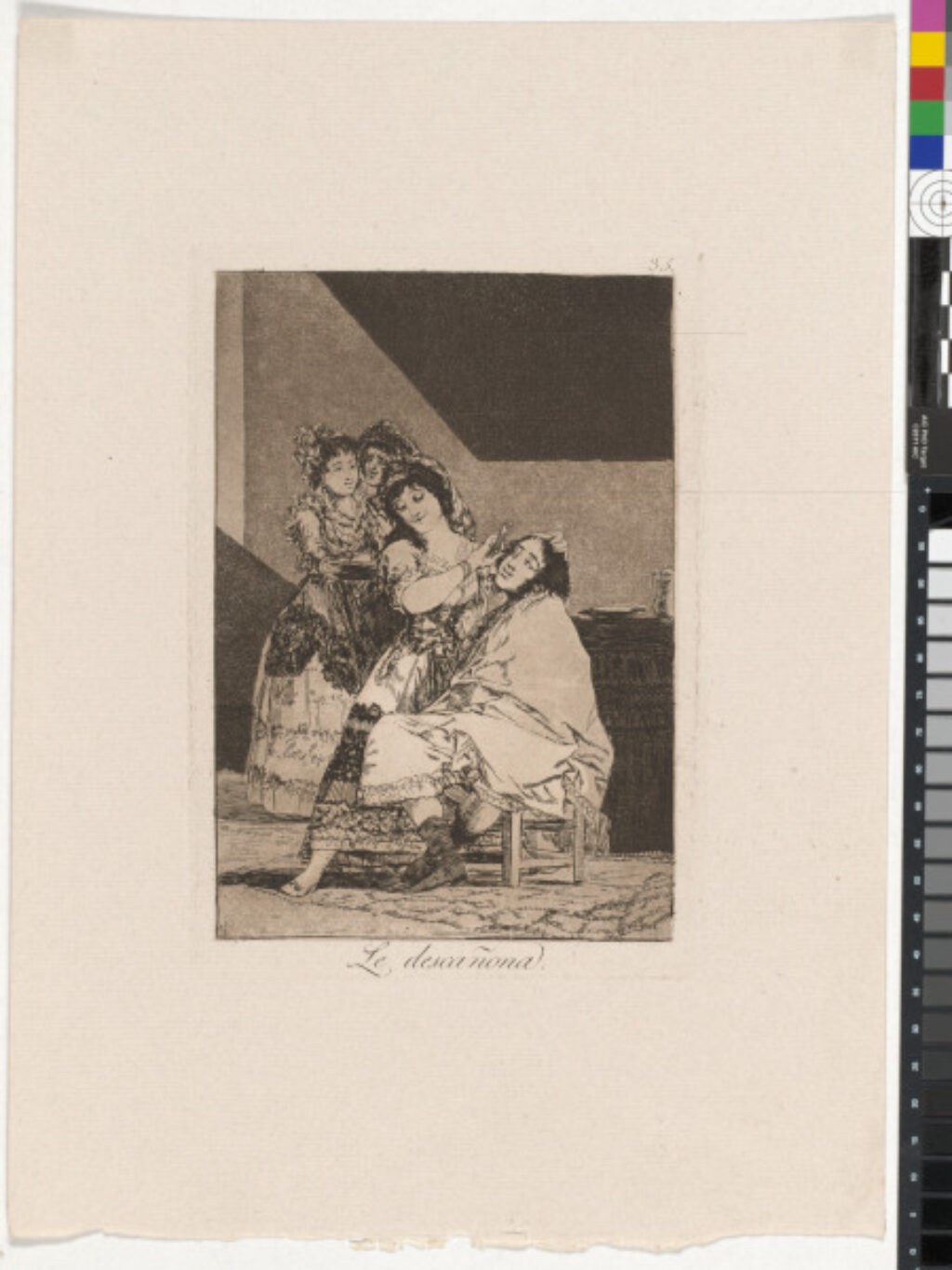 Le Descanona (She knows how to pluck her goose)