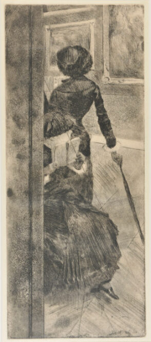 Mary Cassatt at the Louvre: The Paintings Gallery (Au Louvre: La Peinture [Mary Cassatt])