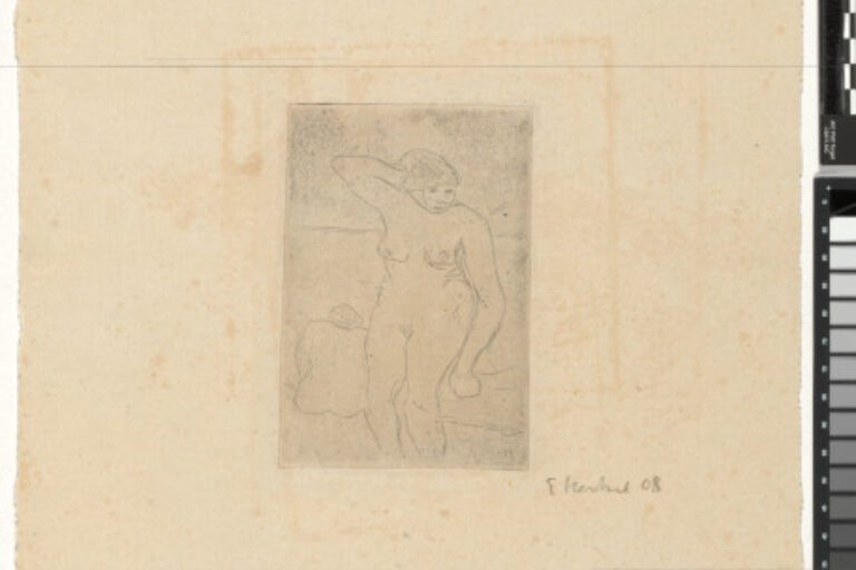 TWO BATHERS (BADENDE FRAUEN AM MEER)