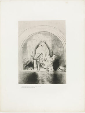 Puis je vis dans la main droite de celui qui était assis sur le trône, un livre écrit dedans et dehors, scellé de sept sceaux