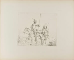 Lincoln and Butler as Don Quixote and Sancho Panza