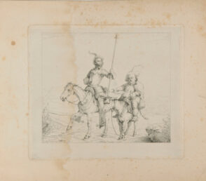 Lincoln and Butler as Don Quixote and Sancho Panza