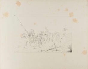 Albert Johnston Crossing the Desert to Join the Southern Army