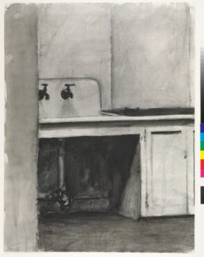 Sink (recto); Female Nude (verso)