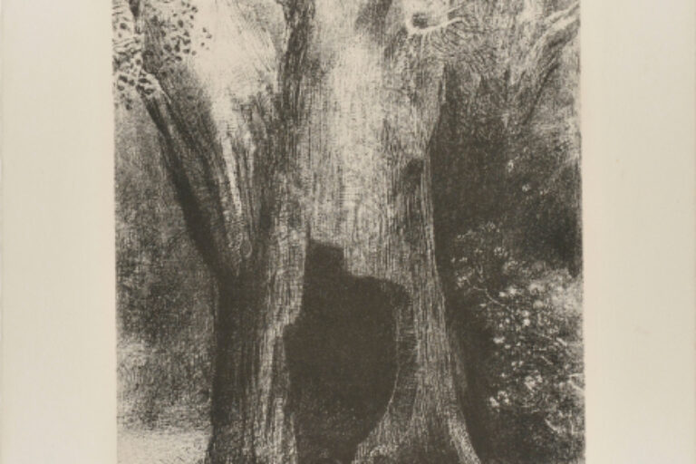 I PLUNGED INTO SOLITUDE. I DWELT IN THE TREE BEHIND ME (JE ME SUIS ENFONCÉ DANS LA SOLITUDE. J'HABITAIS L'ARBRE DERRIÈRE MOI)