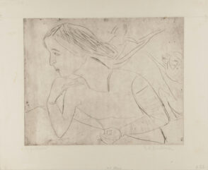 Dodo Leaning on Her Elbow (Dodo mit Aufgestütztem arm)