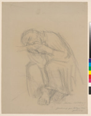 Mourning Figure from the Series “Death”