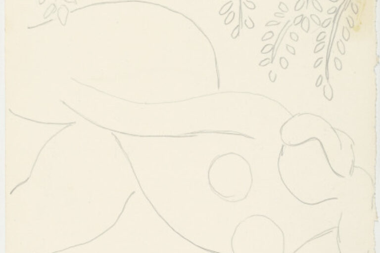 STUDY FOR "HERODIAS" (REFUSED ETCHING)