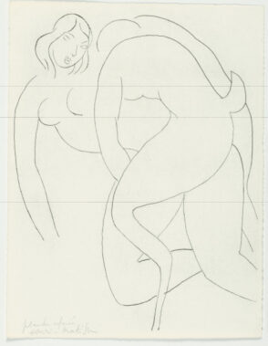 Study for “Nymph and Faun” (refused etching)