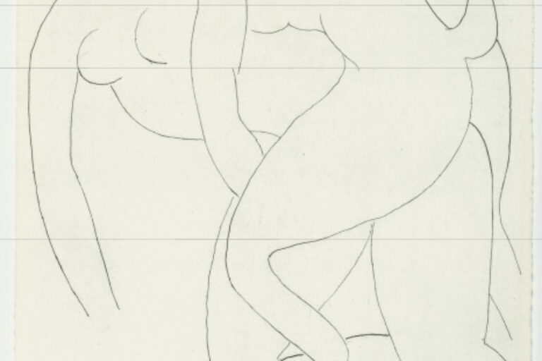 STUDY FOR "NYMPH AND FAUN" (REFUSED ETCHING)