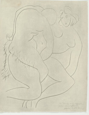 Study for “Nymph and Faun” (refused etching)