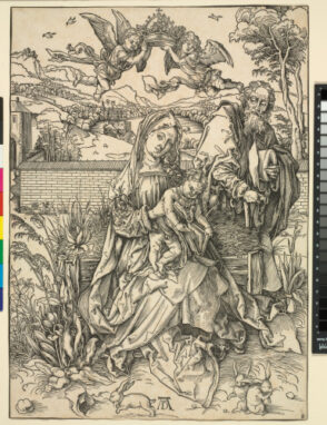 The Holy Family with the Hares
