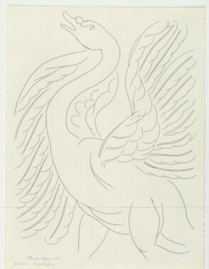 Study for “The Swan” (refused etching)