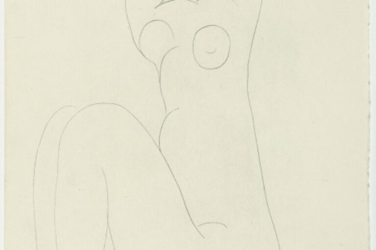 STUDY FOR "WHAT SILK WITH BALM FROM ADVANCING DAYS" (REFUSED ETCHING)