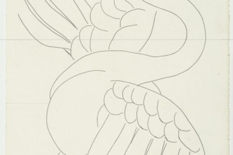 STUDY FOR "THE SWAN" (REFUSED ETCHING)