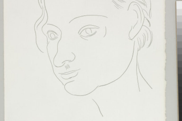 STUDY FOR "THE TOMB OF CHARLES BAUDELAIRE" (REFUSED ETCHING)