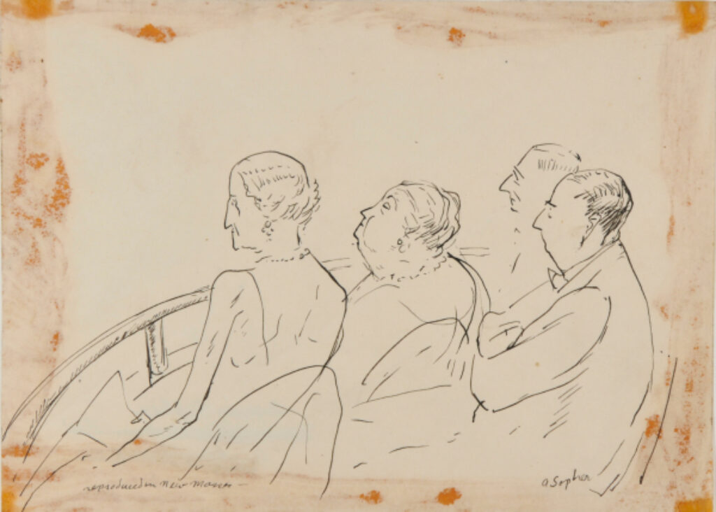 The Box (at the Opera). Reproduced in New Masses