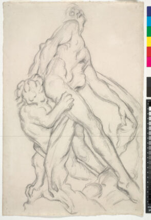 Sketch after Puget’s “Milo of Croton”