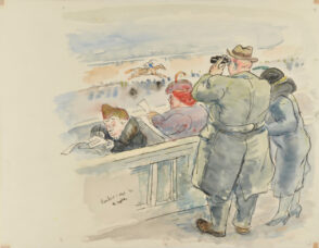 At the Track #11. Done at Pimlico, November 1940