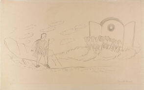 Phaeton Watching the Horses. Preliminary drawing for Joseph Gavorse, ‘The Story of Phaeton, Son of Apollo’