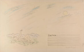 Phaeton Watching the Sun. Preliminary drawing for Joseph Gavorse, ‘The Story of Phaeton, Son of Apollo’