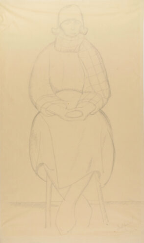 Young Girl with Scarf