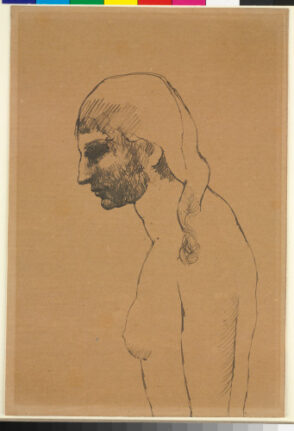 Profile Bust of Nude Woman