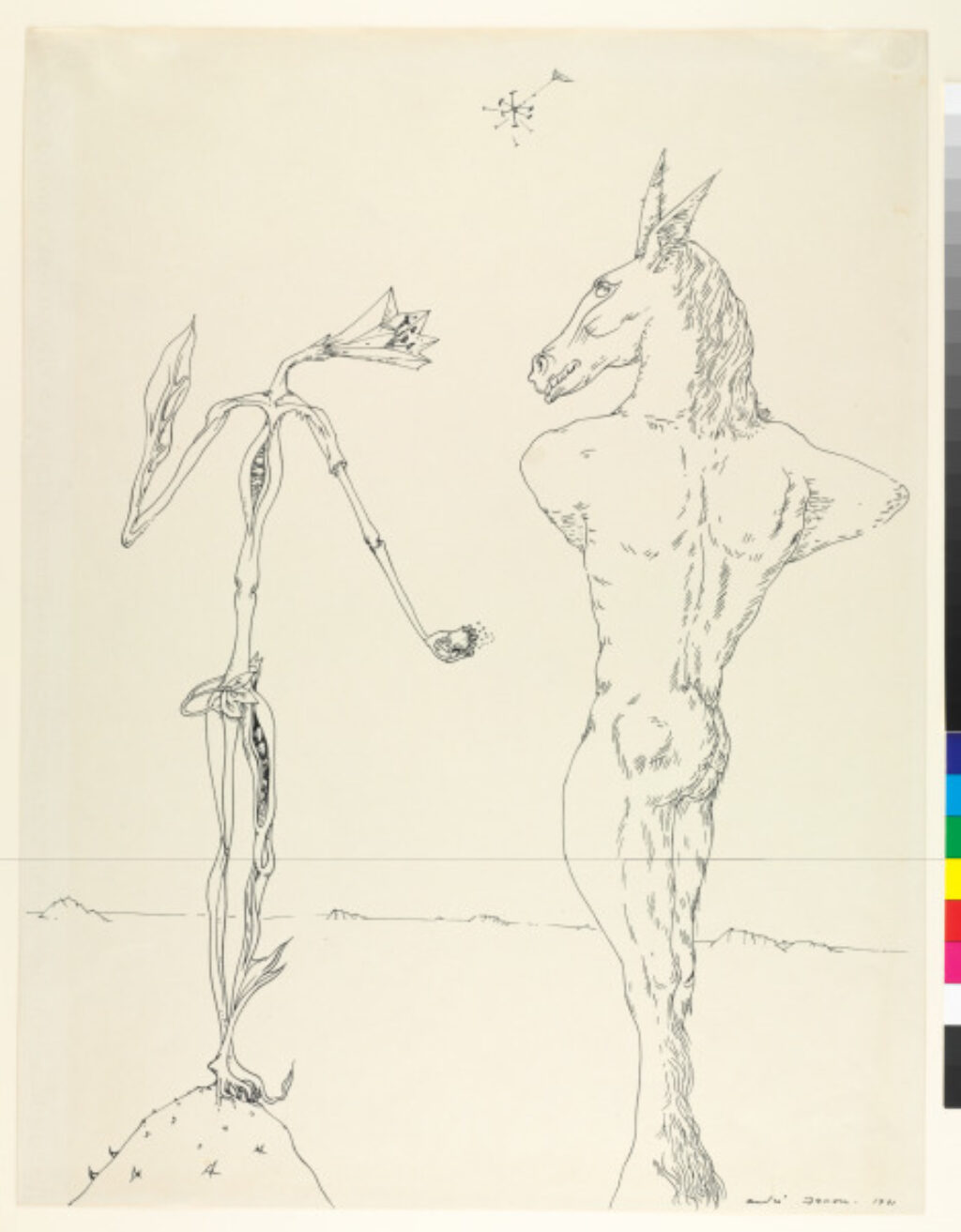 The Donkey and the Flower - Image 1