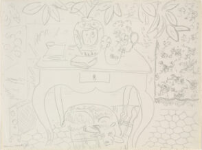 Study for “Interior with Dog”