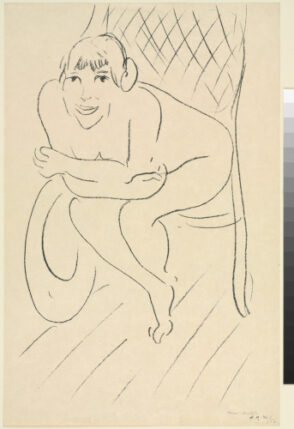 Nude in Rocking Chair