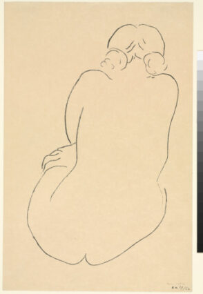 Seated Nude, Viewed from Behind