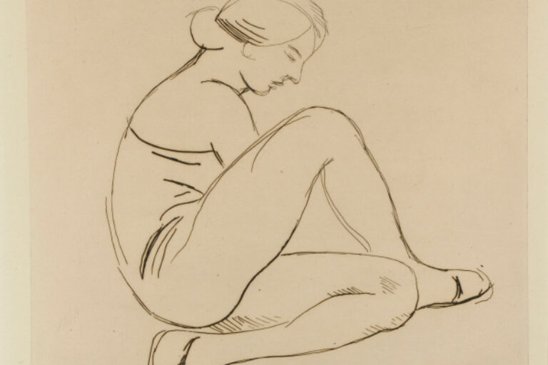 Woman Seated in Profile