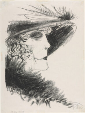 Woman with Heron Feather