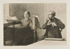 Un Morceau de Schumann (Edwin Edwards et sa femme faisant de la musique)