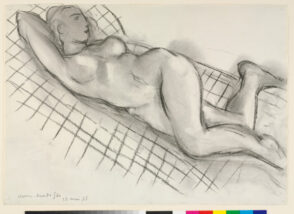 Study for “Large Reclining Nude”