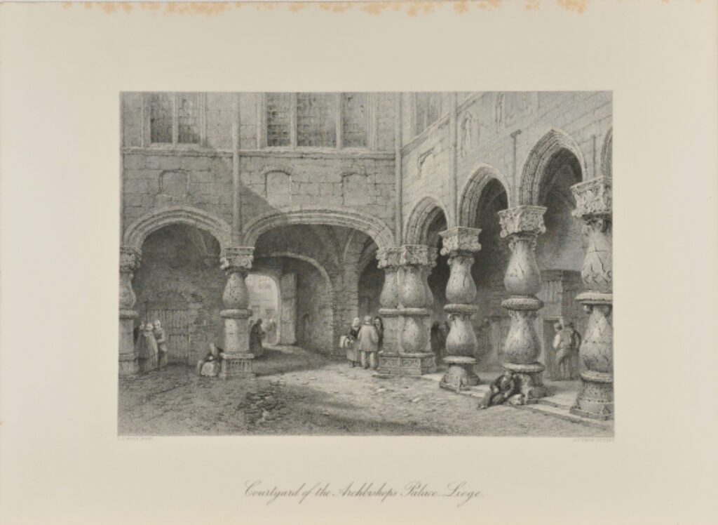 Courtyard of the Archbishop’s Palace, Liege