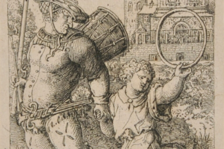 Drummer and Boy with Hoop
